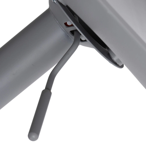 Hoker regulowany z oparciem Simplet Bar One szary mat obrotowy nowoczesny do kuchni