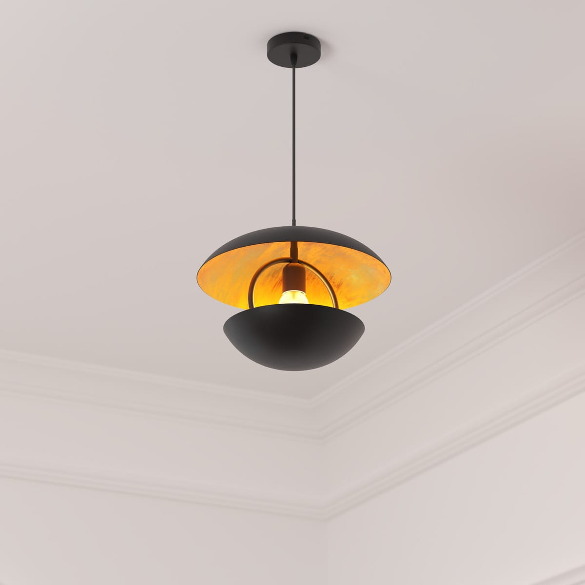 Lampa wisząca Estee czarna