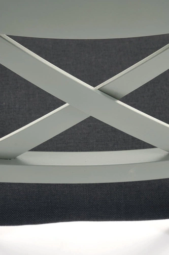 Krzesło drewniane Tutti Intesi do jadalni i salonu nowoczesne tapicerowane zielone