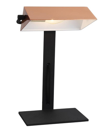 Lampa stołowa Bankier lampa gabinetowa  1x40W E14 miedziany