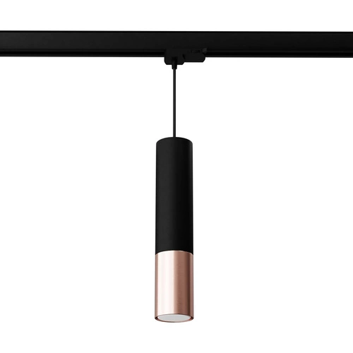 Lampa szynowa LOOPEZ czarny/miedź GU10 4000K 7W 530lm