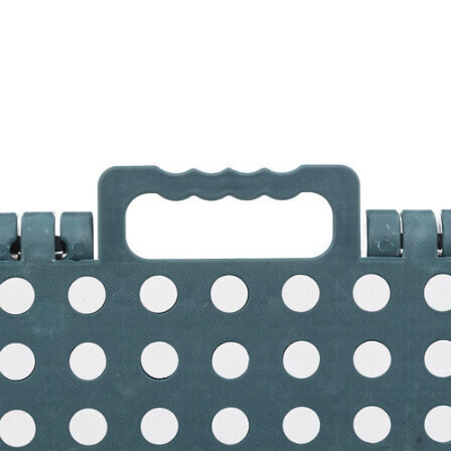 Składany stołek plastikowy 39 cm 5five simply smart morski do kuchni i łazienki