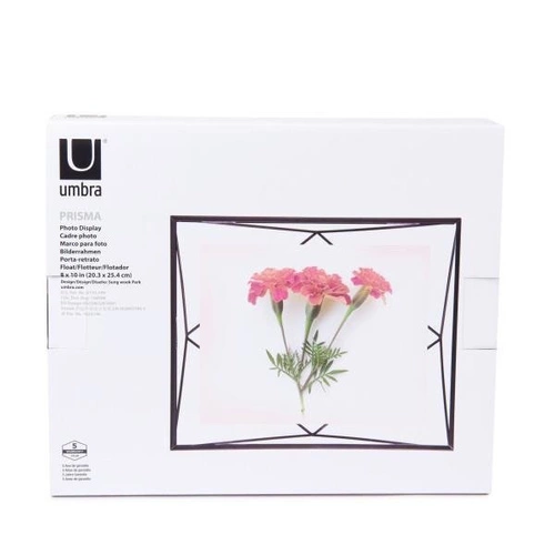 Ramka na zdjęcia 20x25 czarna metalowa Prisma Umbra nowoczesna stojąca lub wisząca