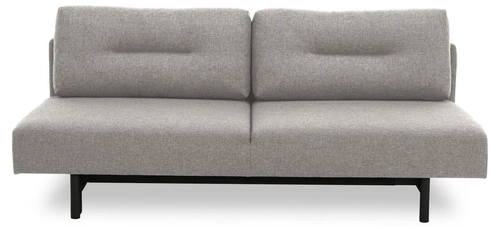 Sofa rozkładana Malling jasnoszara 2-osobowa skandynawska do salonu z funkcją spania