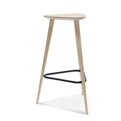 Hoker drewniany tapicerowany Finn Fameg 78 cm nowoczesny personalizowany do kuchni