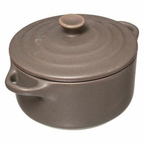 Okrągłe naczynie do zapiekania taupe      10cm