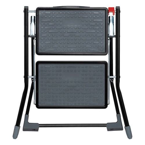 Stołek drabinka składana 2-stopniowa czarna metalowa nowoczesna do domu 5five simply smart