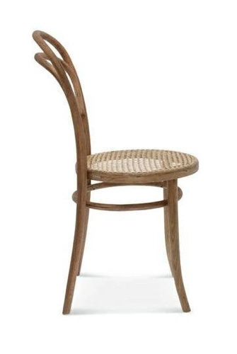 Krzesło Fameg 14 drewniane do jadalni i salonu retro vintage z plecionym siedziskiem personalizowane