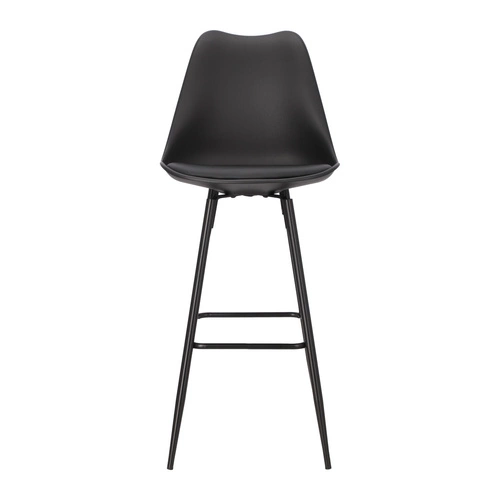 Stołek barowy Nordis PP czarny/czarny     outl