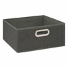 Pudełko do regału 31x15cm gładkie szare