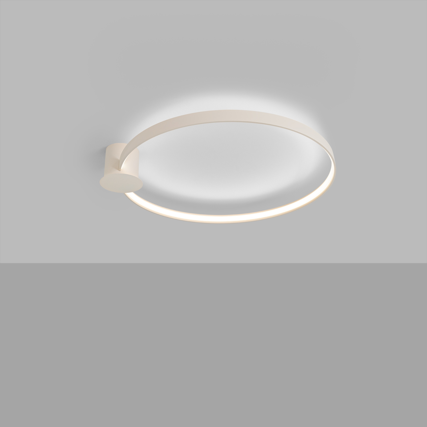 Plafon sufitowy LED RIO 78 beżowy nowoczesny ściemnialny do salonu i sypialni Thoro