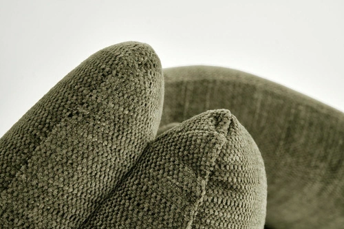 Krzesło obrotowe tapicerowane Ophelia Intesi oliwkowe do jadalni i salonu nowoczesne z podłokietnikami