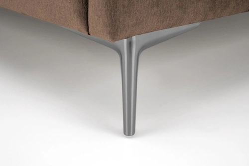 Łóżko tapicerowane Modulo W1 beżowe z pojemnikiem i zagłówkiem do sypialni