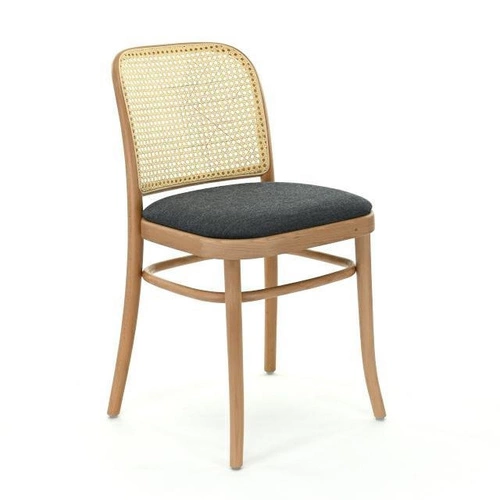 Krzesło drewniane Fameg A-811 personalizowane do jadalni tapicerowane w stylu retro