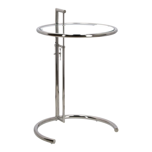 Stolik Frame inspirowany Elieen Gray srebrny