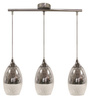Lampa wisząca Celia 3x60W E27 srebrny
