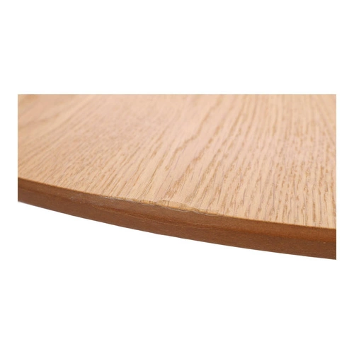 Stolik Soli 85cm dąb/czarny Outlet