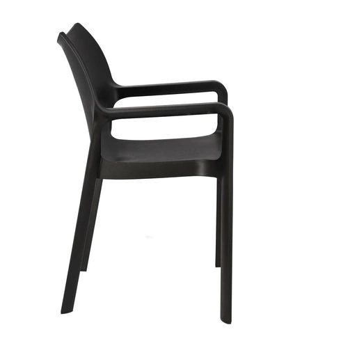 Krzesło Dionisio Black Arm chair Outlet