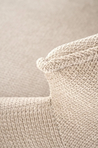 Hoker Fraser beżowy loftowy z oparciem, regulowany, obrotowy do kuchni i wyspy Intesi