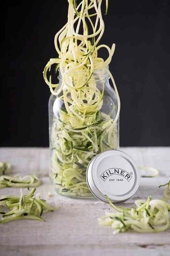 Słoik z tarką-spirala do warzyw KILNER