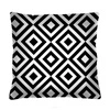 Poduszka dekoracyjna welurowa Squares Intesi 40x40 cm nowoczesna antyalergiczna do salonu