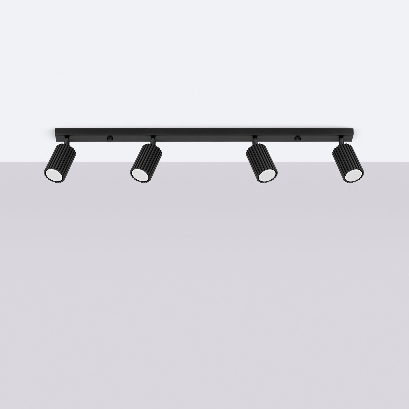 Plafon KARBON 4L czarny