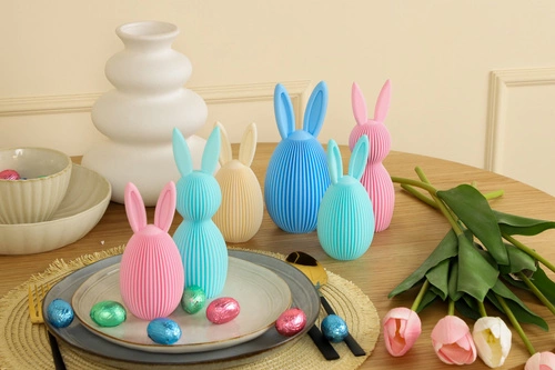 Sztuczny tulipan różowy Atmosphera 48 cm jak żywy nowoczesny kwiat do wazonu do salonu