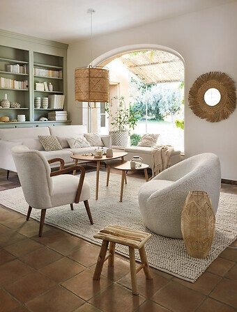 Poduszka dekoracyjna Macrame Atmosphera boho bawełniana do salonu i sypialni 40x40 cm