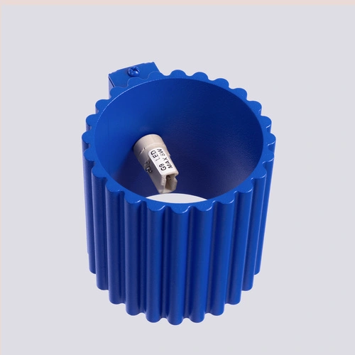 Kinkiet ścienny nowoczesny AURA ultramaryna aluminiowy do salonu i sypialni 12 cm