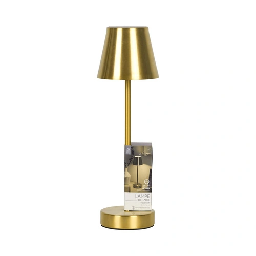 Lampka nocna Casablanca LED złota dotykowa ze ściemniaczem 36 cm