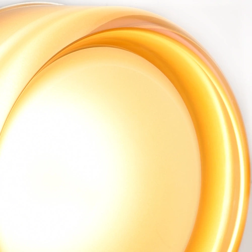 Plafon LED okrągły CANDY Step into Design bursztynowy nowoczesny do salonu 13,5 cm