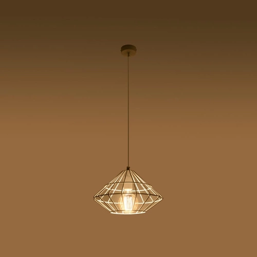 Lampa wisząca UMBERTO biała nowoczesna metalowa do salonu kuchni lub nad stół 32 cm