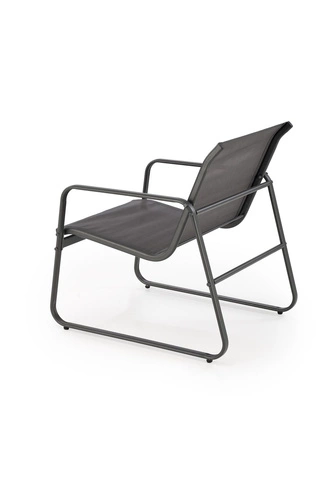 Zestaw ogrodowy Margate (sofa + 2x fotel  + ława) ciemny popiel