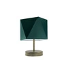 Lampka nocna z abażurem PASADENA zielona nowoczesna do sypialni i salonu LYSNE 30 cm