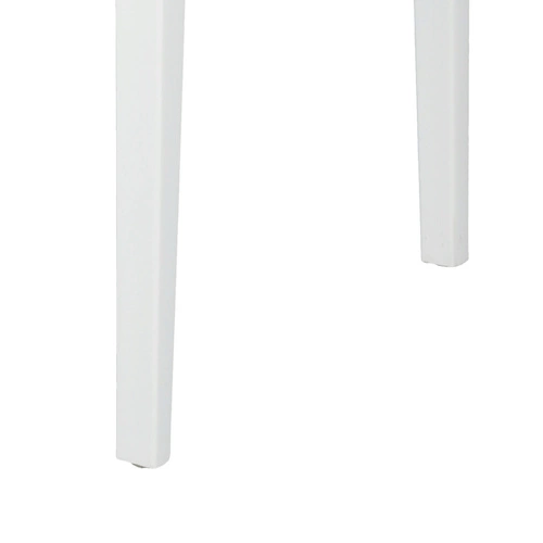 Krzesło Muna białe do kuchni i ogrodu Intesi nowoczesne sztaplowane łatwe czyszczenie