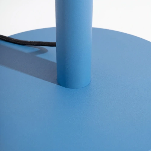 TRANG lampa stojąca do salonu nowoczesna LED błękitna 150 cm