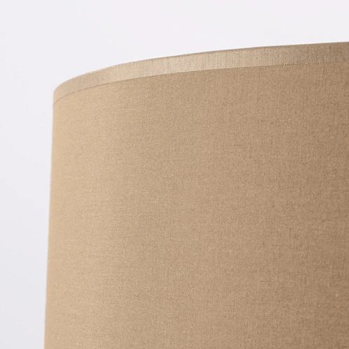 Lampa stojąca do salonu NEVIA nowoczesna beżowa z abażurem trójnóg 135 cm