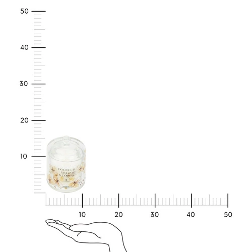 Świeca zapachowa Oudy bawełna i len pod kloszem w szkle długopaląca Atmosphera