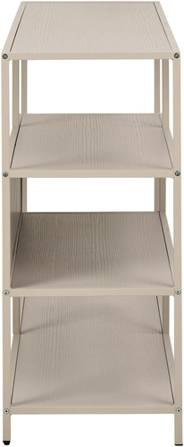 Regał loftowy Seaford V Actona beżowy na książki do salonu 114 cm