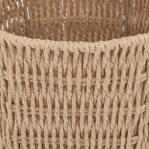 Kosz na śmieci biurowy Kord naturalny pleciony boho do kuchni i gabinetu 5five