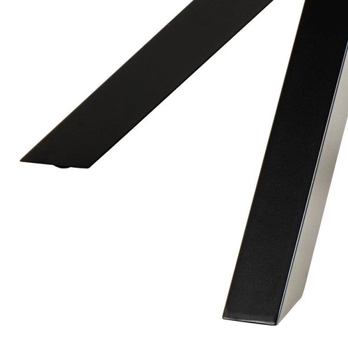 Stół okrągły Heaven 120 cm czarny marmur industrialny do jadalni i salonu Actona