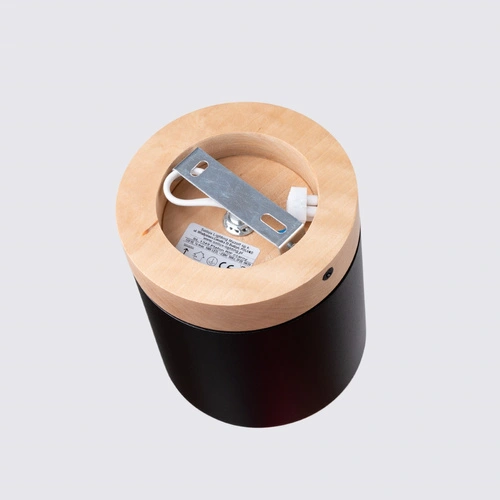 Plafon sufitowy RIF czarny nowoczesny LED do salonu i sypialni SOLLUX LIGHTING