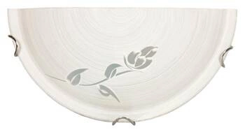 Plafon sufitowy Violka biały szklany nowoczesny do salonu i przedpokoju Candellux 30 cm