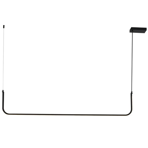 Lampa wisząca MINIMA-1 LED czarna 120 cm nowoczesna nad stół do jadalni i kuchni