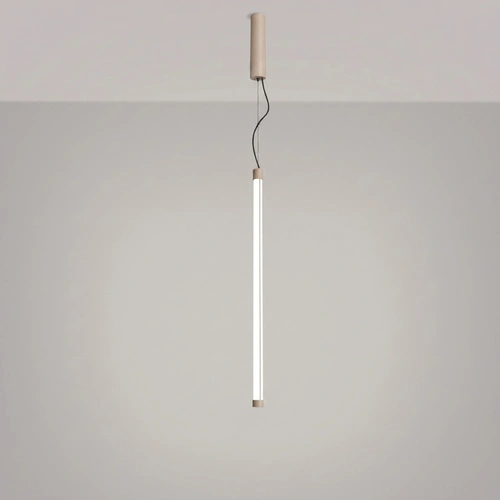 Lampa wisząca TRANG 75 LED taupe nowoczesna nad wyspę regulowana
