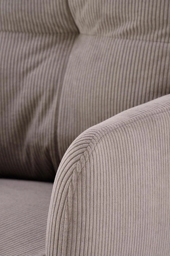 Fotel obrotowy Aldora Intesi szary sztruks nowoczesny do biura i salonu kompaktowy