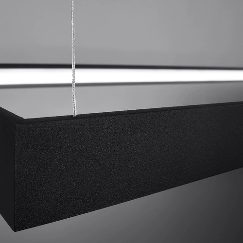 Żyrandol LED czarny Tuula M nowoczesny industrialny do salonu i jadalni 100 cm