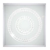 Plafon Lux 29x29 16W LED 4000K biały  podwójny ring