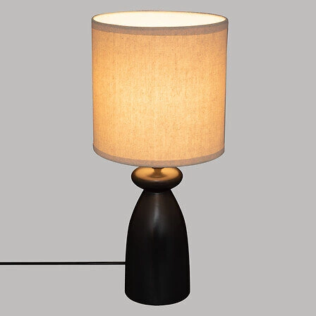 Lampka stołowa Margot czarna/biała