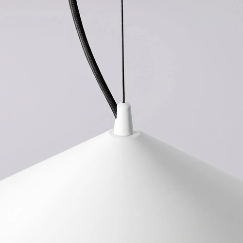 Lampa wisząca FINT biała LED do salonu regulowana nowoczesna